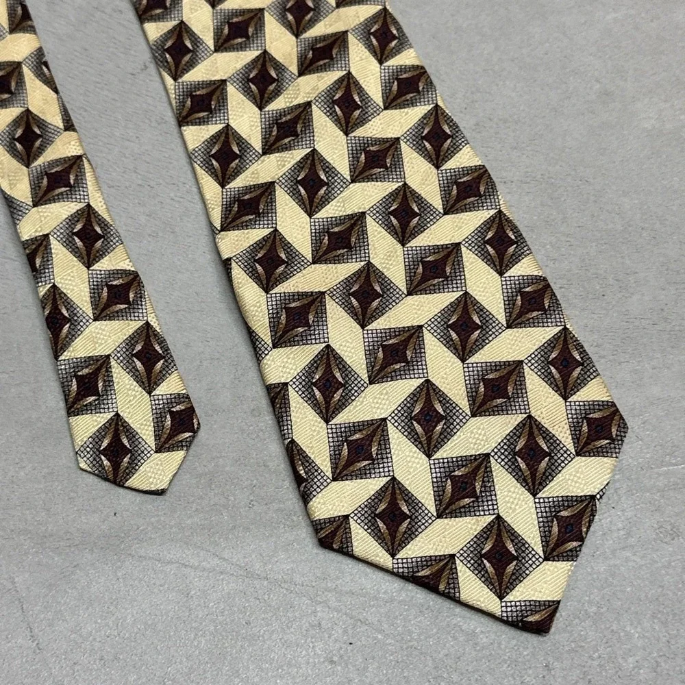 Vintage Monsieur Givenchy Designer Necktie Geometric